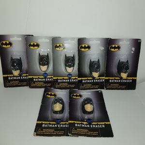 BATMAN ERASERS  - 7 PACKS - ( 0160)